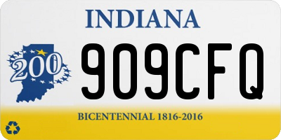 IN license plate 909CFQ