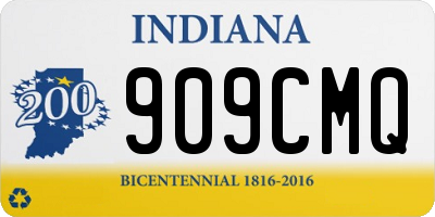 IN license plate 909CMQ