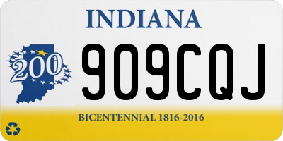 IN license plate 909CQJ
