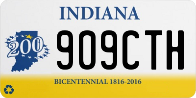 IN license plate 909CTH