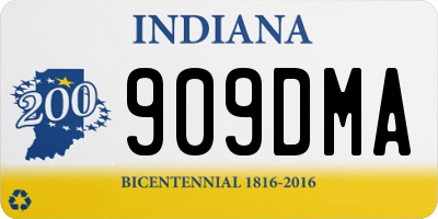 IN license plate 909DMA