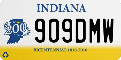 IN license plate 909DMW