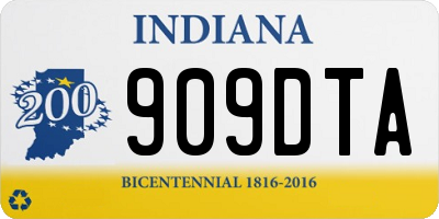 IN license plate 909DTA