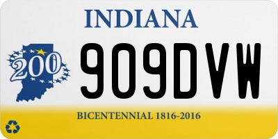 IN license plate 909DVW