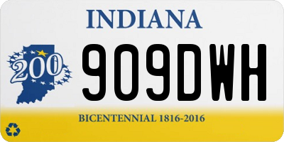 IN license plate 909DWH