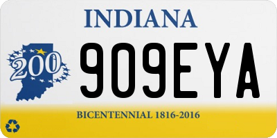 IN license plate 909EYA