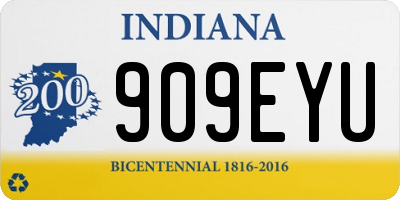 IN license plate 909EYU