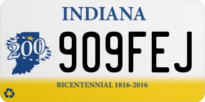 IN license plate 909FEJ