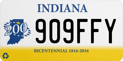 IN license plate 909FFY