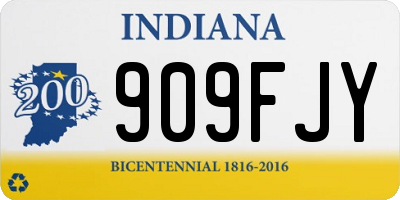 IN license plate 909FJY