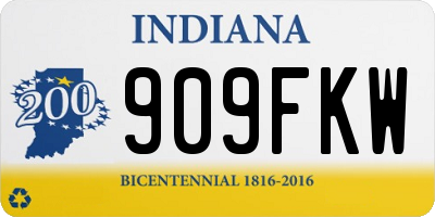 IN license plate 909FKW