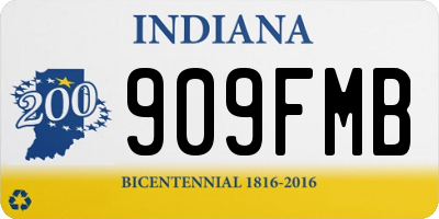 IN license plate 909FMB