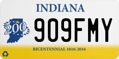 IN license plate 909FMY