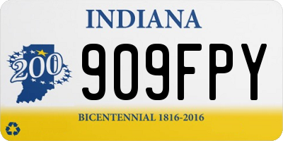 IN license plate 909FPY