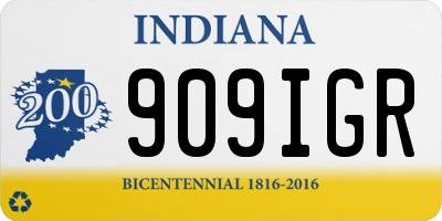IN license plate 909IGR