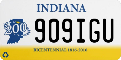 IN license plate 909IGU