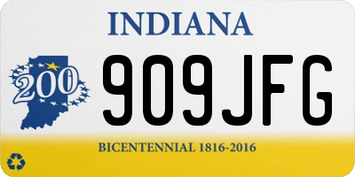 IN license plate 909JFG