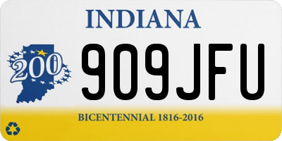 IN license plate 909JFU