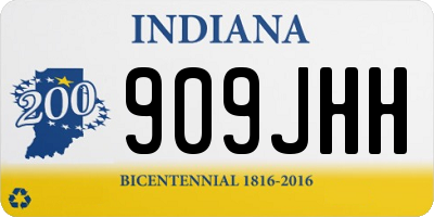 IN license plate 909JHH