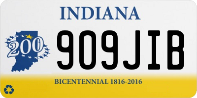 IN license plate 909JIB