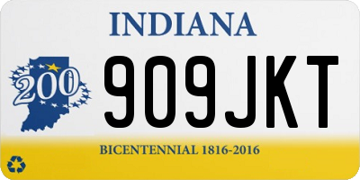 IN license plate 909JKT