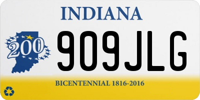 IN license plate 909JLG