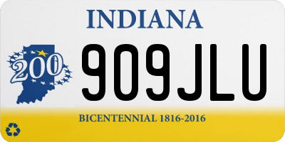 IN license plate 909JLU
