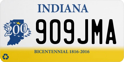 IN license plate 909JMA