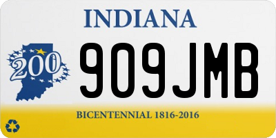 IN license plate 909JMB