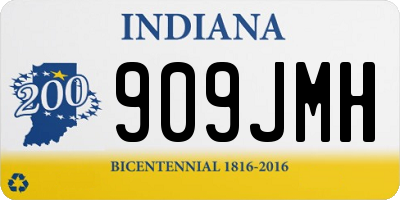 IN license plate 909JMH