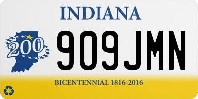 IN license plate 909JMN