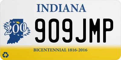 IN license plate 909JMP