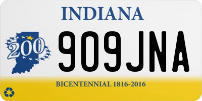 IN license plate 909JNA