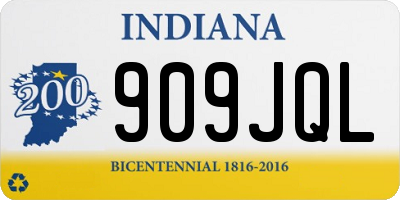 IN license plate 909JQL
