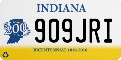 IN license plate 909JRI