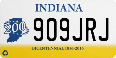 IN license plate 909JRJ