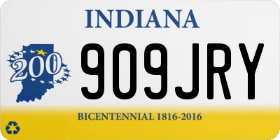 IN license plate 909JRY