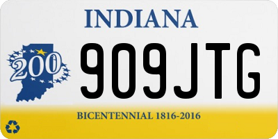 IN license plate 909JTG
