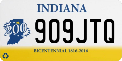 IN license plate 909JTQ