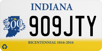 IN license plate 909JTY