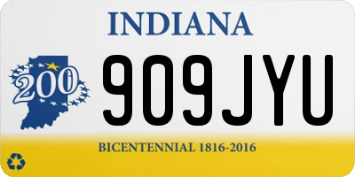 IN license plate 909JYU