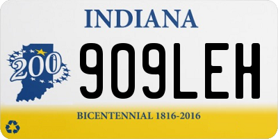 IN license plate 909LEH