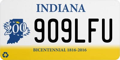 IN license plate 909LFU