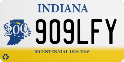 IN license plate 909LFY