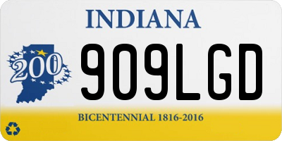 IN license plate 909LGD