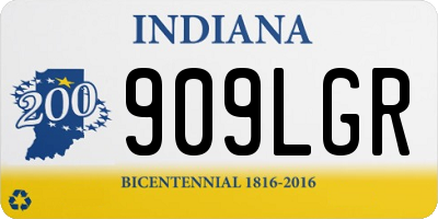 IN license plate 909LGR
