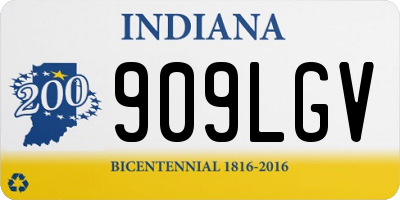 IN license plate 909LGV