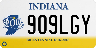 IN license plate 909LGY