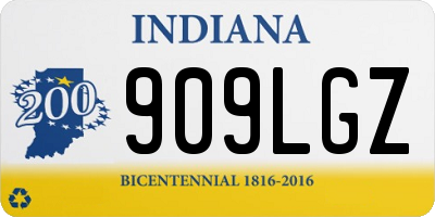 IN license plate 909LGZ