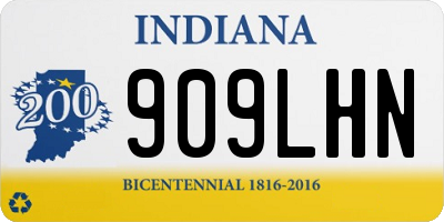 IN license plate 909LHN